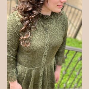 Zadie B’s top & dress Moss color